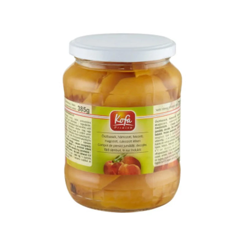Kofa Őszibarack befőtt felezett 720g