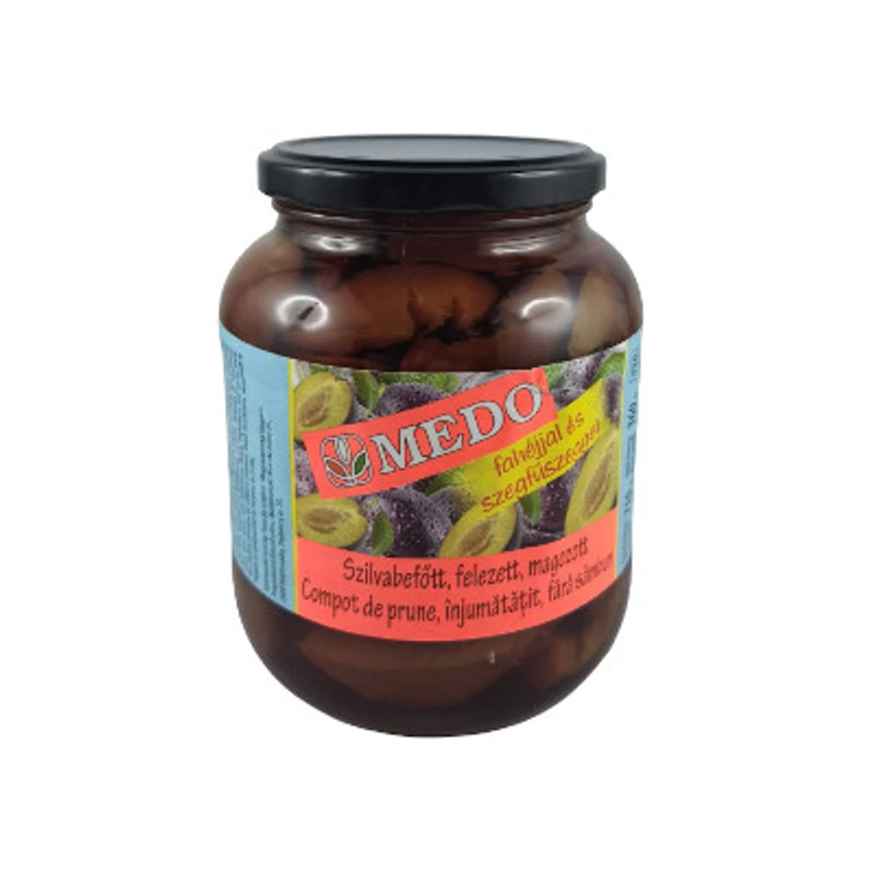 Medo Szilvabefőtt felezett, fahéjas-szegfűszeges 720g