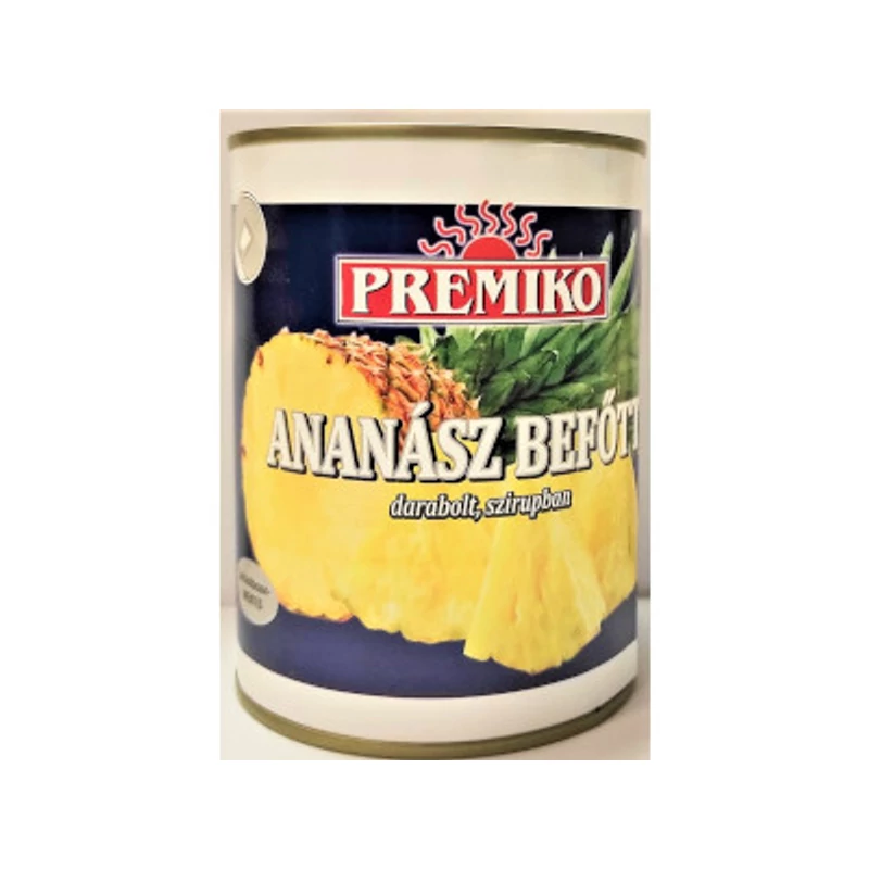 Premiko Ananász befőtt darabolt 580g