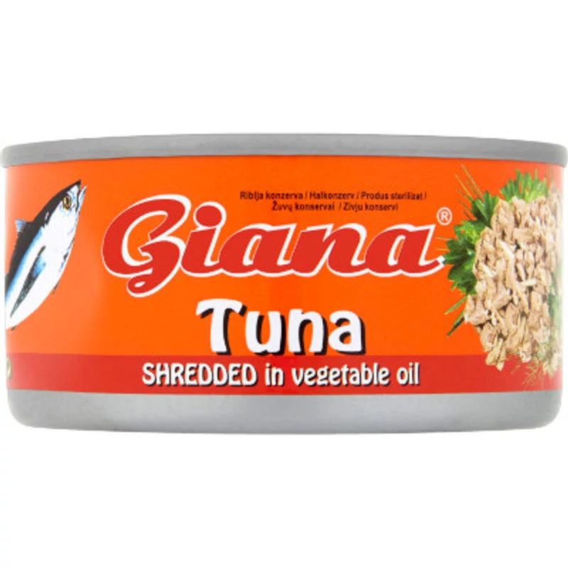 Giana aprított Tonhal Növényi olajban 185g