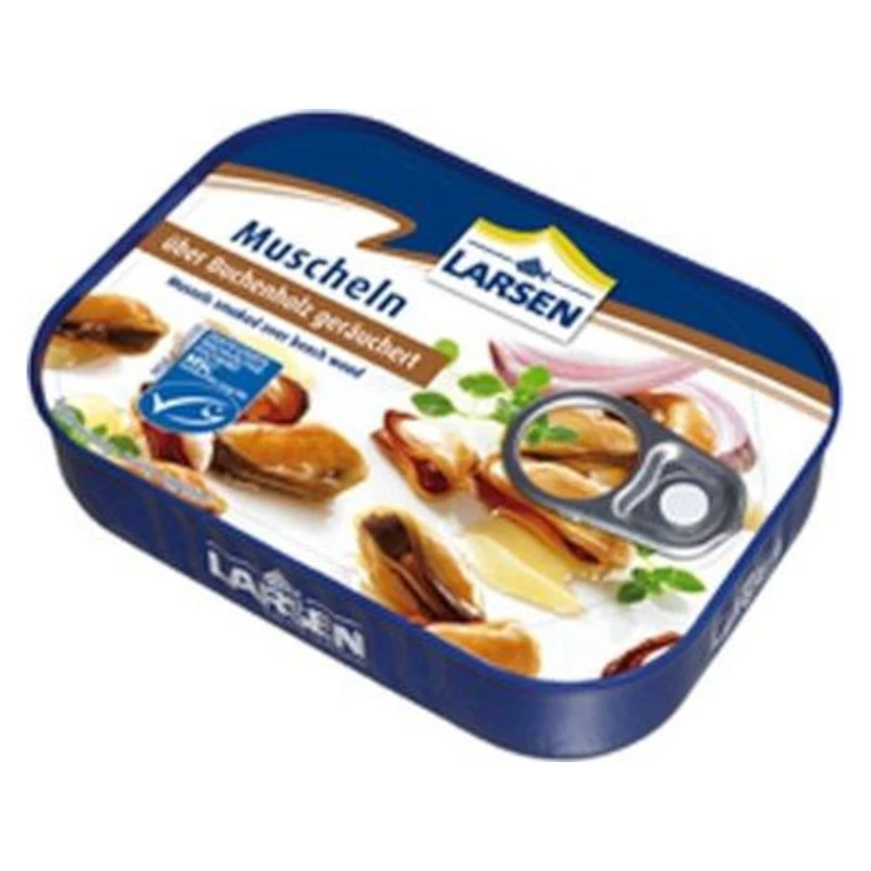 Larsen kagyló füstölt 110g
