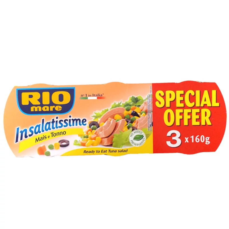 Rio Mare Insalatissime Kukoricás 3*160g