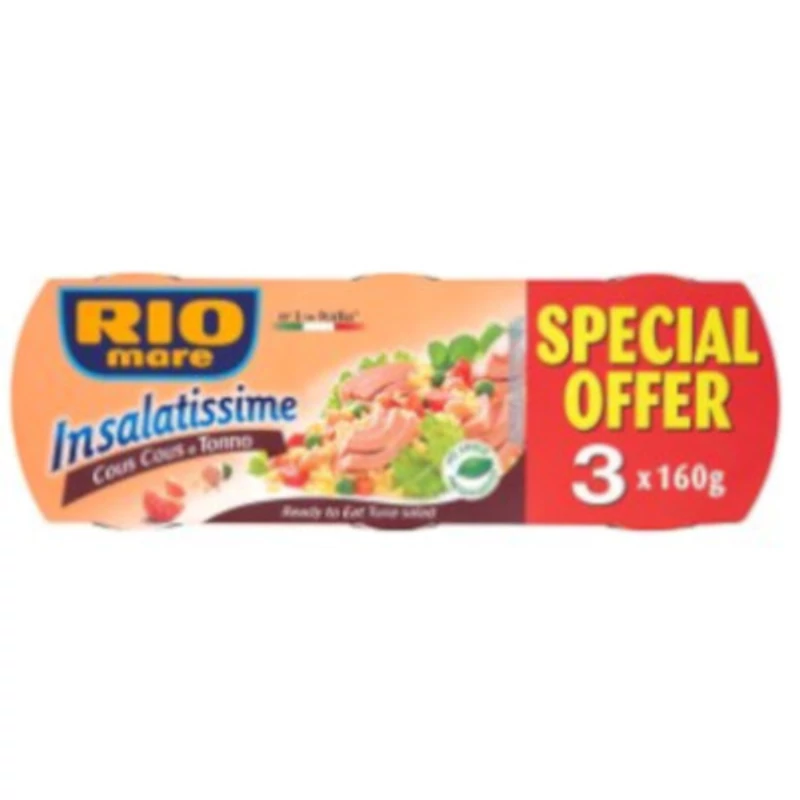 Rio Mare Insalatissime Kuszkuszos 3x160g