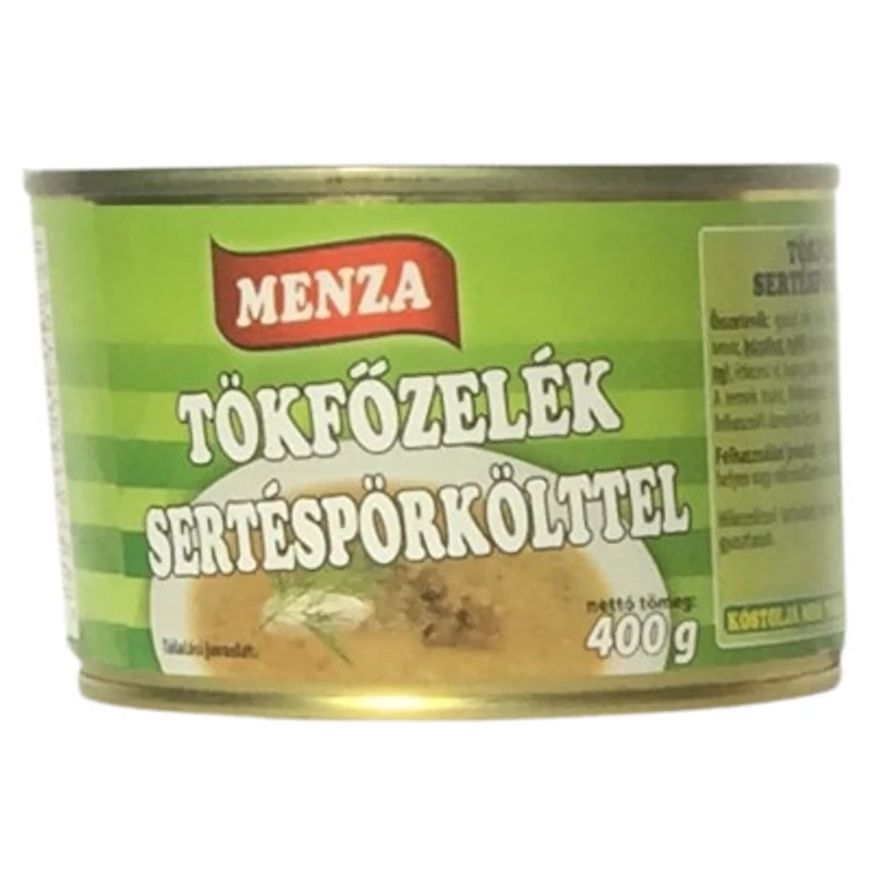 Menza Tökfőzelék sertéspörkölttel 400g