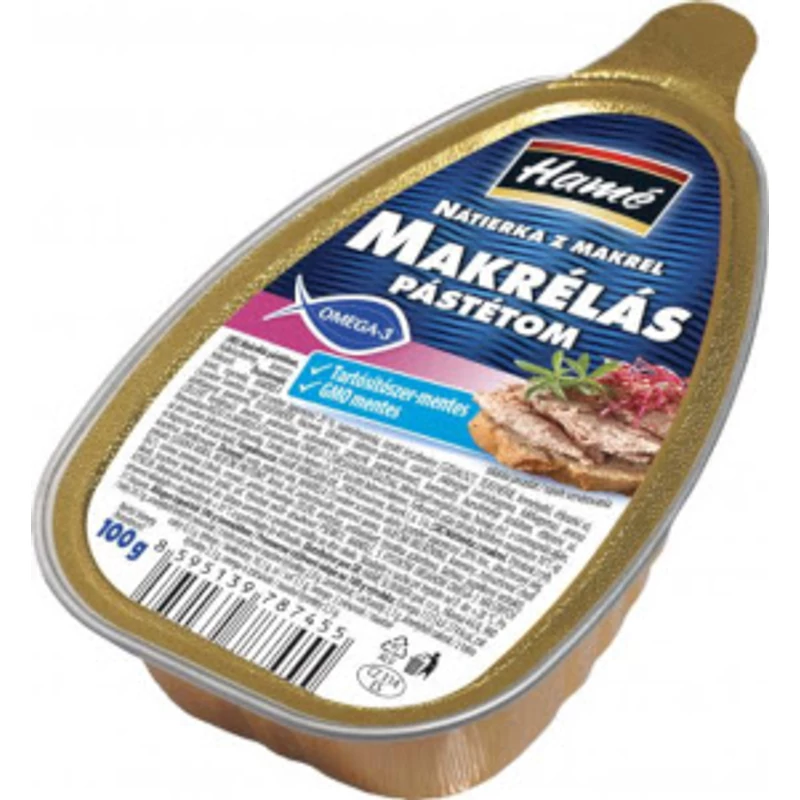 Hamé pástétom Makrélás 100g