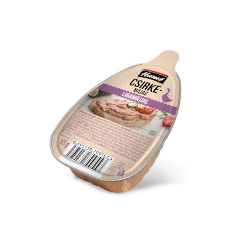 Hamé pástétom Csirkemájas Libamájjal 105g