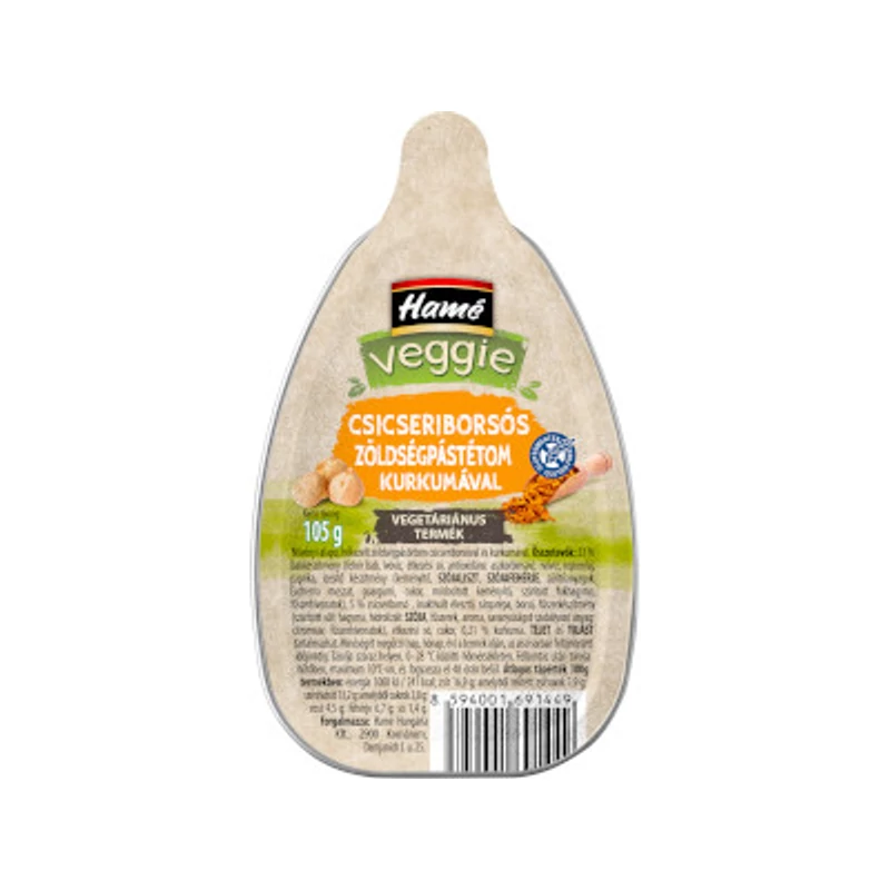 Hamé pástétom Veggie Csicseriborsós 105g