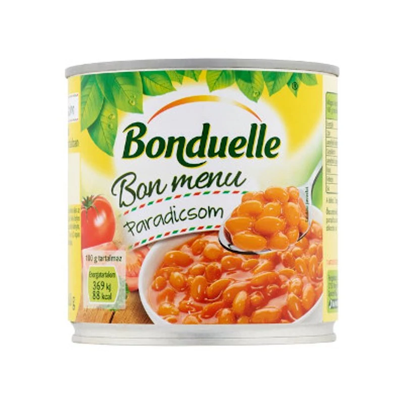 Bonduelle Bon Menu fehérbab paradicsomos 430g