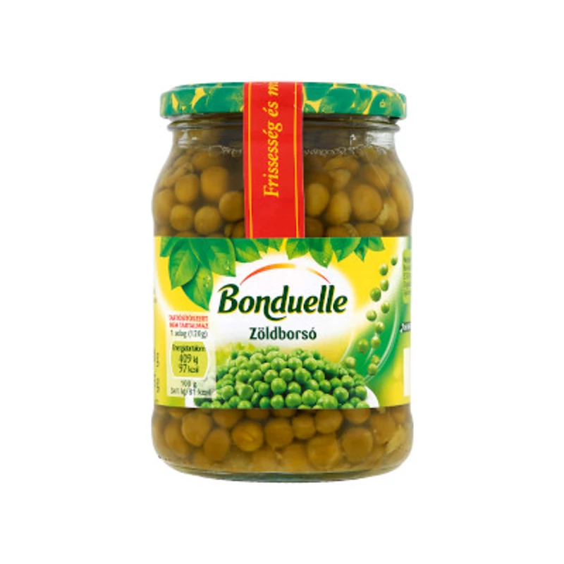 Bonduelle Zöldborsó üveges 530g