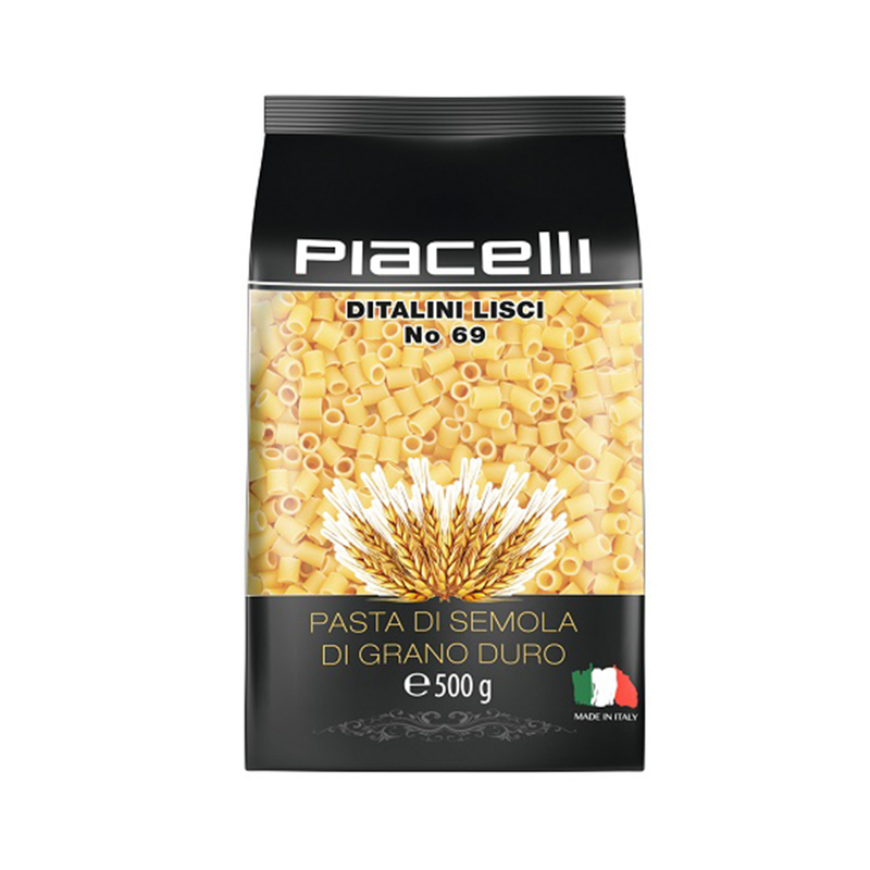 Piacelli Ditalini Lisci No 69 Pasta Tészta 500g