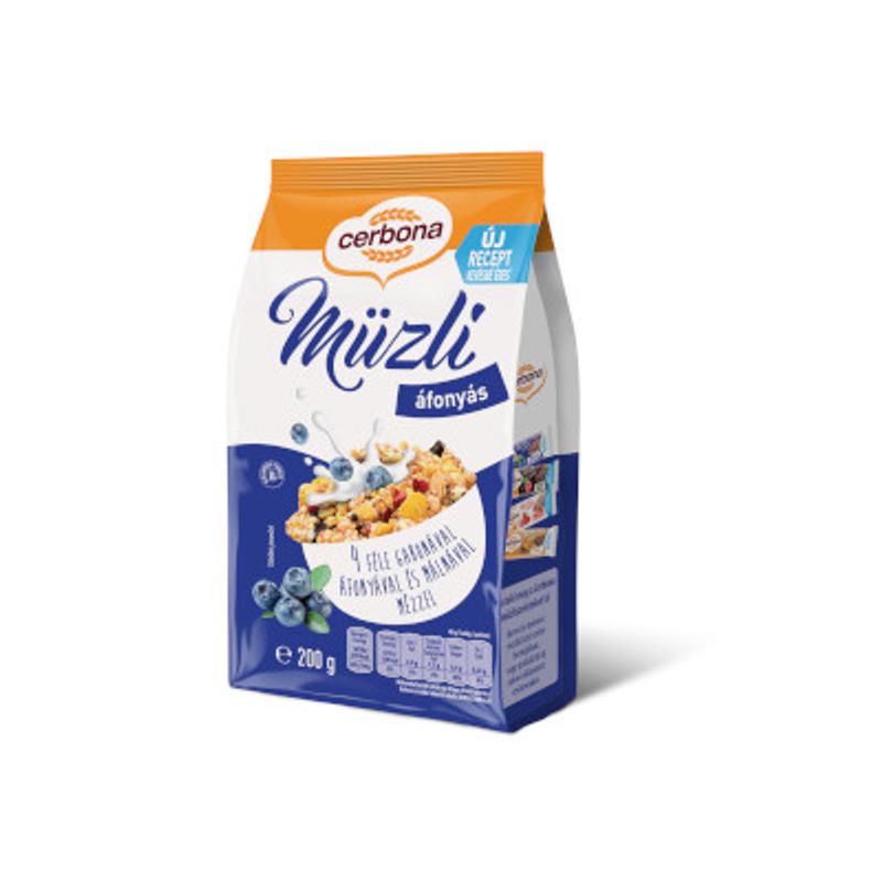Cerbona müzli Áfonyás 200g