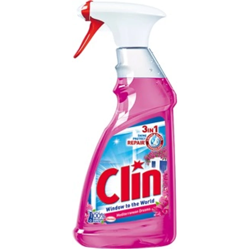 Clin ablaktisztító szórófejes Mediterrán 500ml