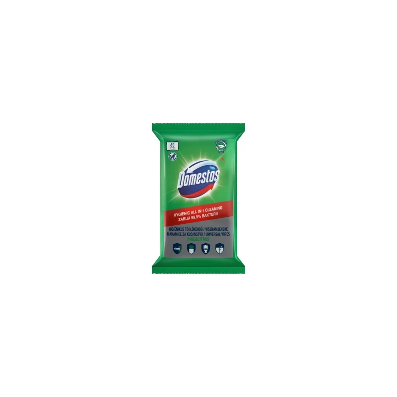 Domestos higikendő utántöltő Pine&Citrus 60db