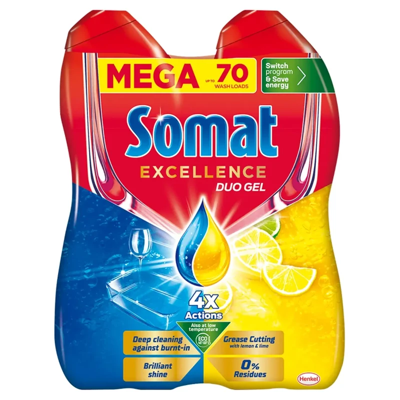 Somat Gold Gél Duo Anti Grease Lemon 2x630ml