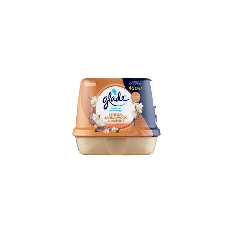 Glade Fürdőszobai légfrissítő zselé Sandalwood&Jasmine 180g