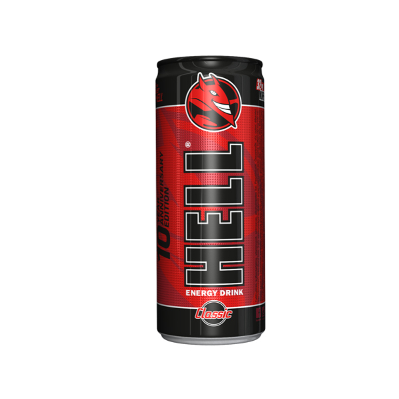 Hell Energiaital Classic - piros 250ml