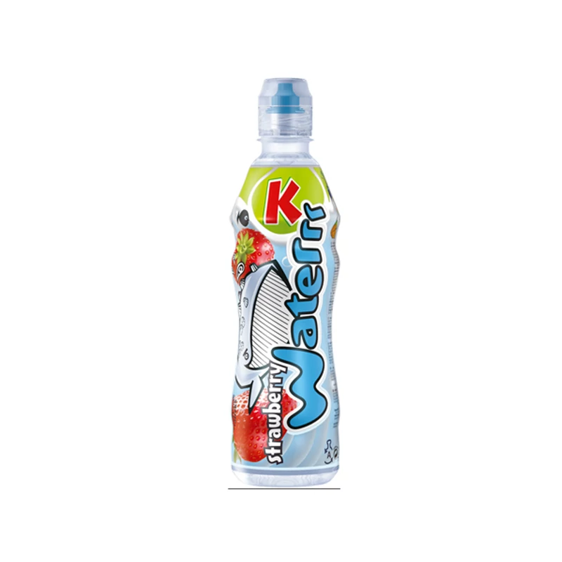 Kubu Waterrr szénsavmentes üdítőital eper ízű 500ml