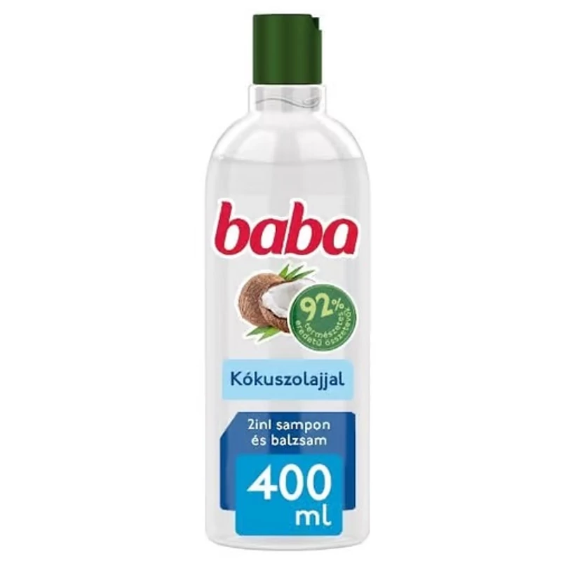 Baba hajsampon 2in1 Száraz hajra Kókusz 400ml
