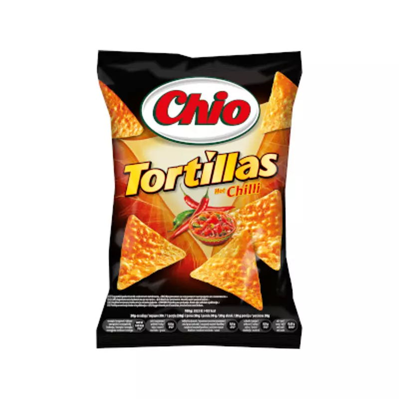 Chio Tortilla Chips Hot Chilli 125g
