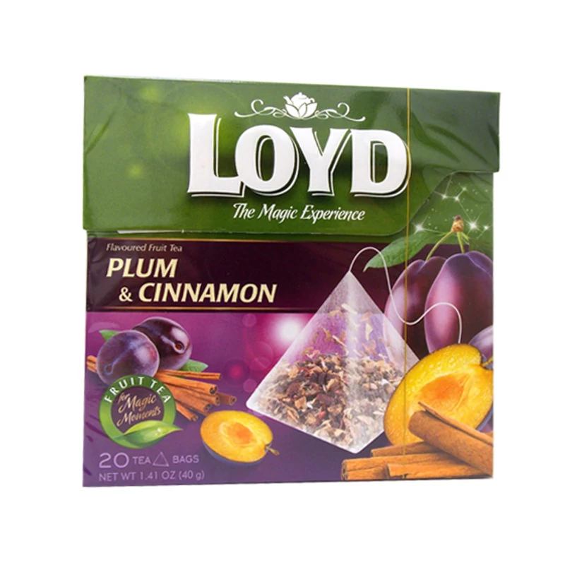 Loyd Piramis tea szilva-fahéj 20*2g